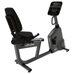 Life Fitness RS1 Lifecycle Recumbent Exercise Bike with Track Connect Console